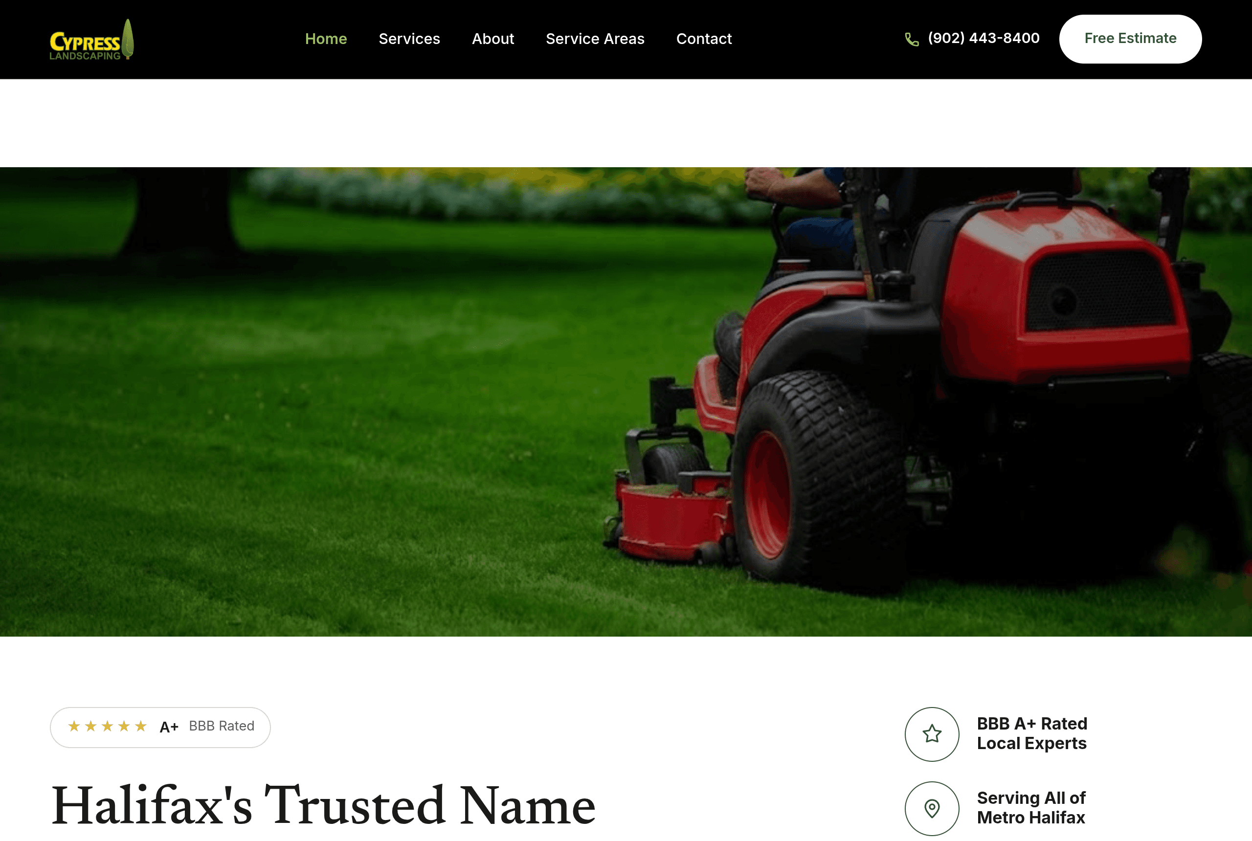 Cypress Landscaping — landscaping & snow removal — live site